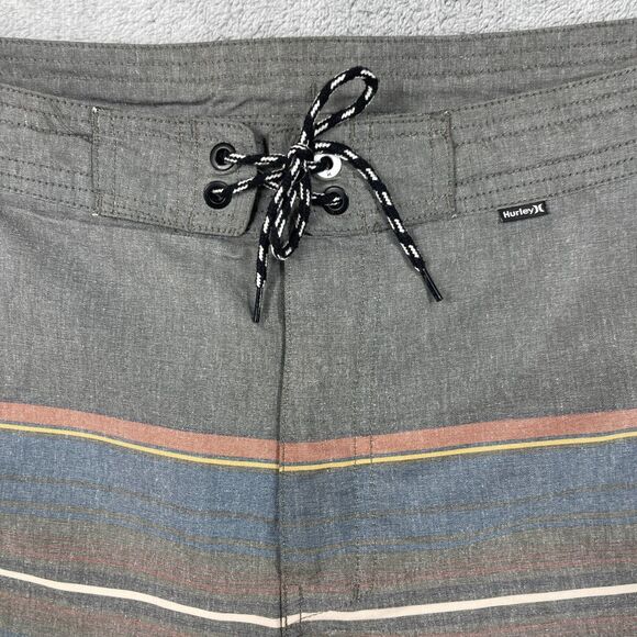Hurley Shorts Mens 31 Gray Pendleton National Park Olympic Pockets Elastic Waist - Picture 2 of 14